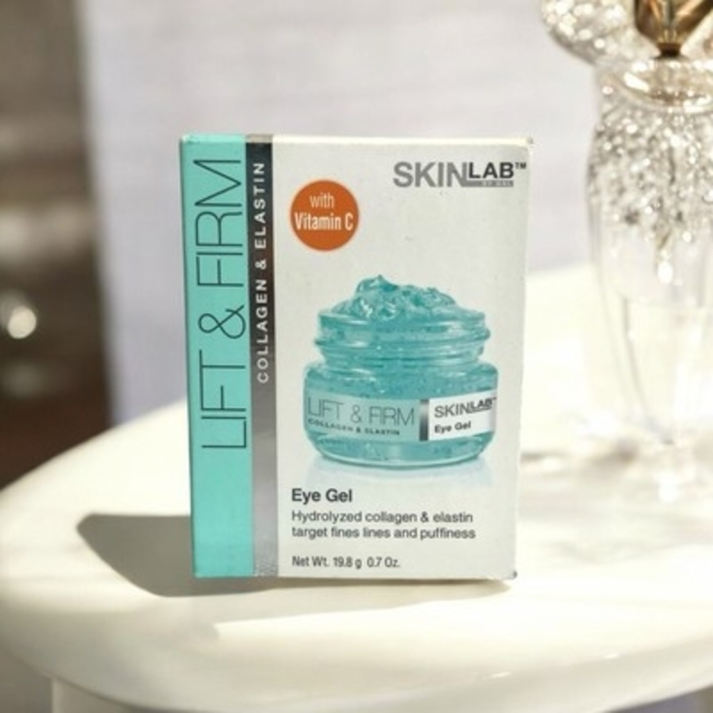 SKINLAB Lift & Firm Eye Gel Hydrolyzed Collagen Elastin Antioxidant 0.7oz NIB